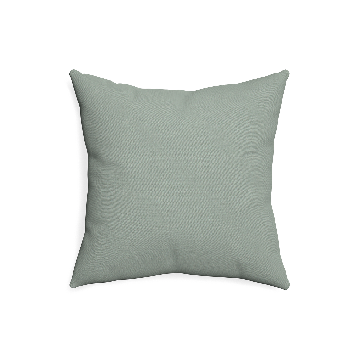 20-square sage custom pillow with none on white background