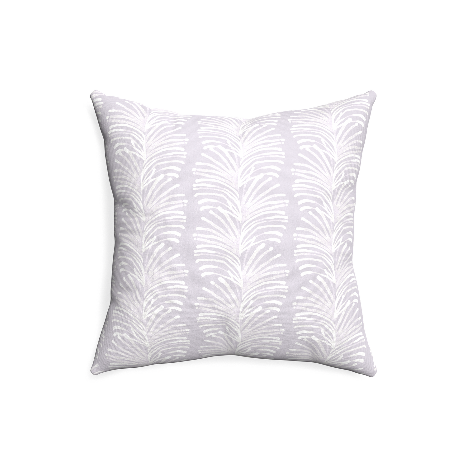 20-square emma lavender custom pillow with none on white background