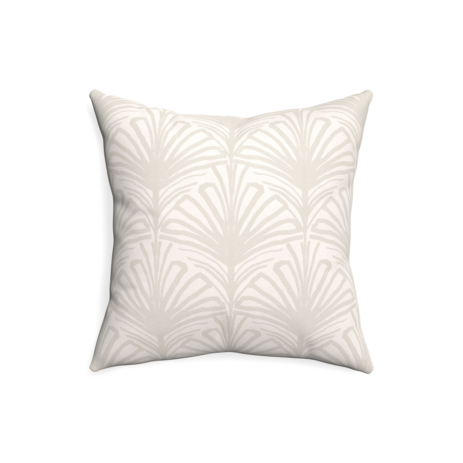 20-square suzy sand custom pillow with none on white background