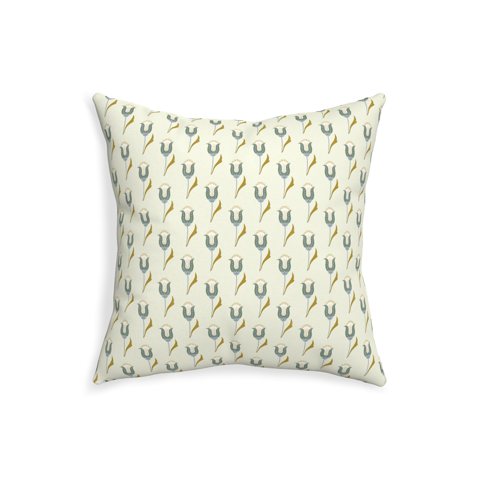 Pillow Printed Cotton Annabelle Peacock - Thumbnail 3