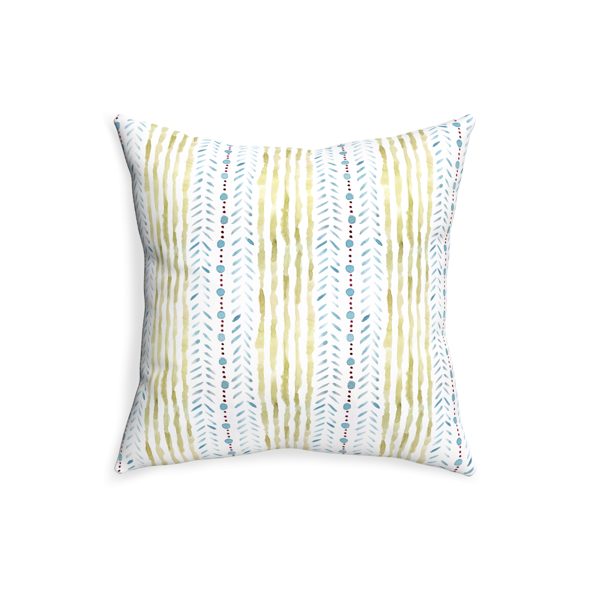 Pillow Printed Cotton Julia Blue Custom - Thumbnail 2