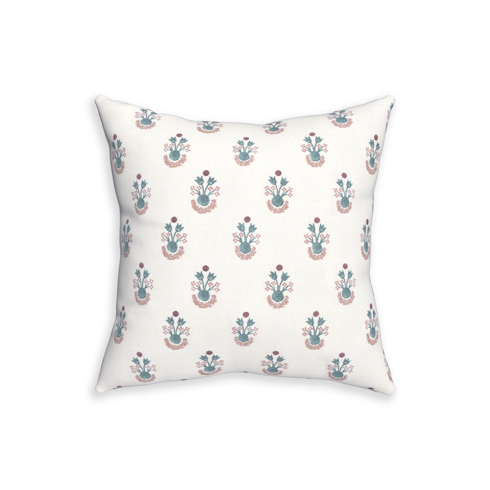 20-square lucie harbor custom pillow with n on white background