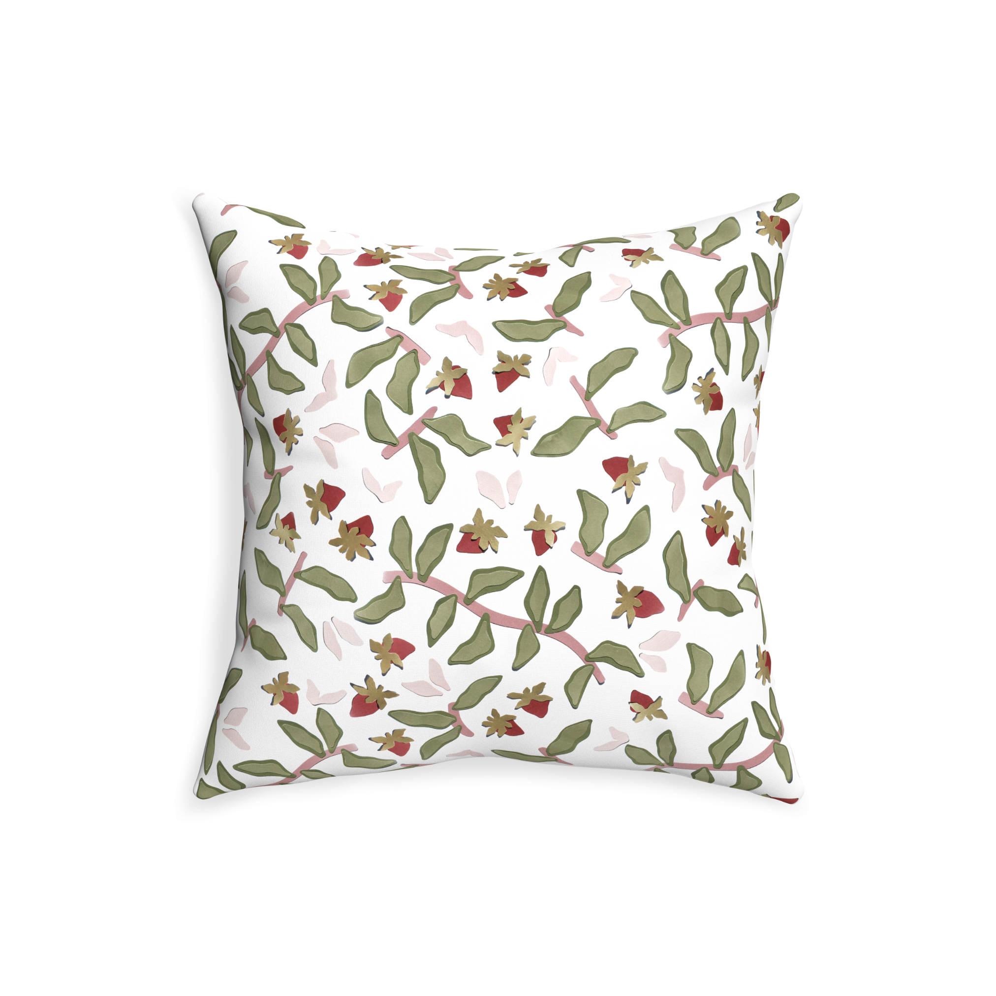 Nellie Printed Cotton Pillow - Thumbnail 2