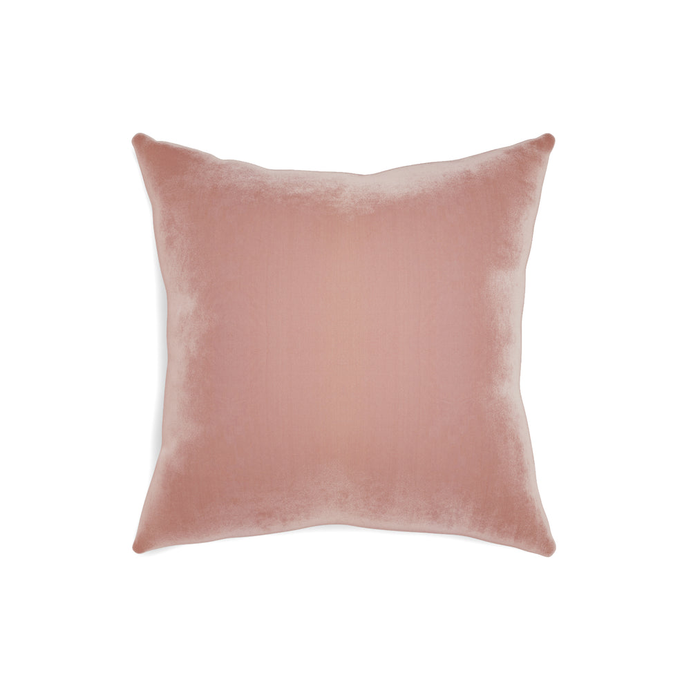 20-square quartz velvet custom pillow with n on white background