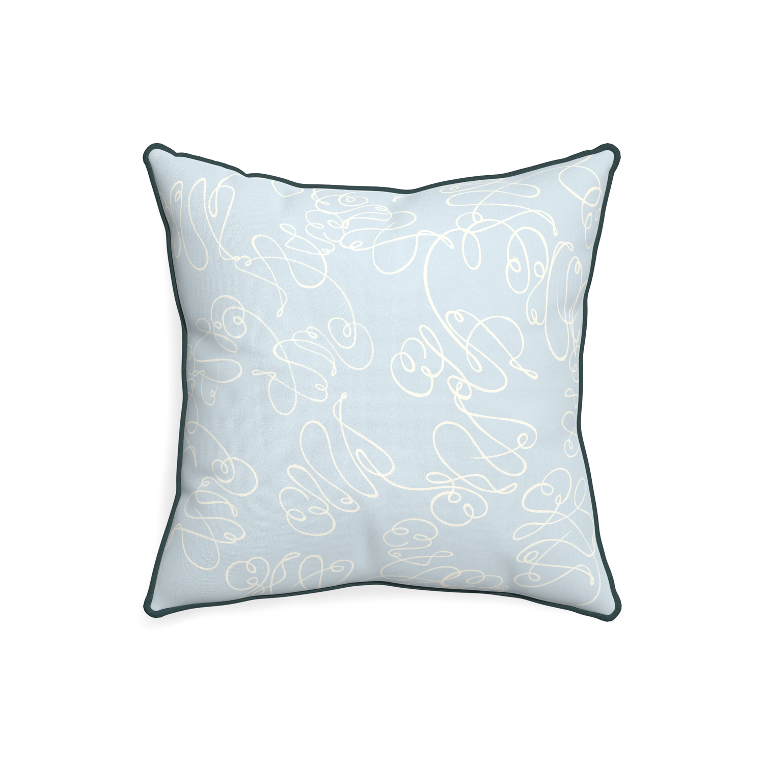 20-square mirabella custom powder blue abstractpillow with p piping on white background