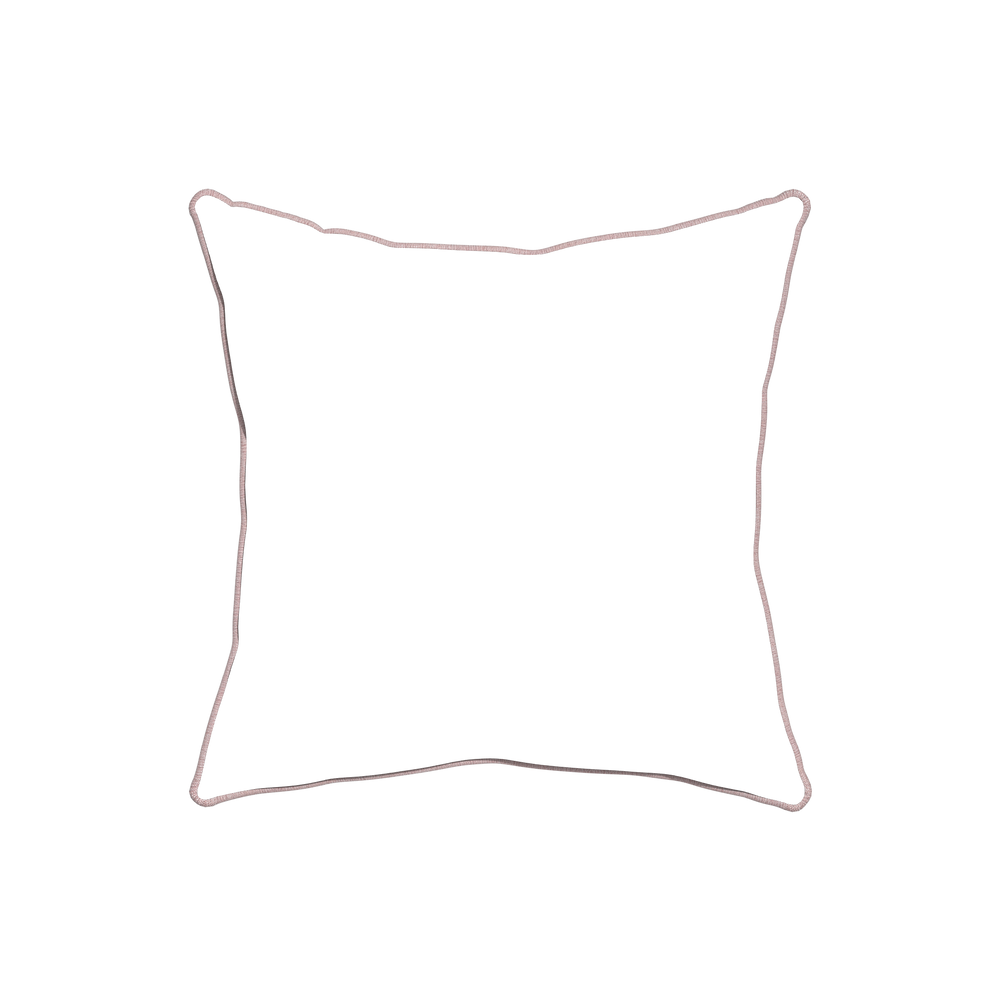 20-square margot mist custom pillow with dahlia piping on white background
