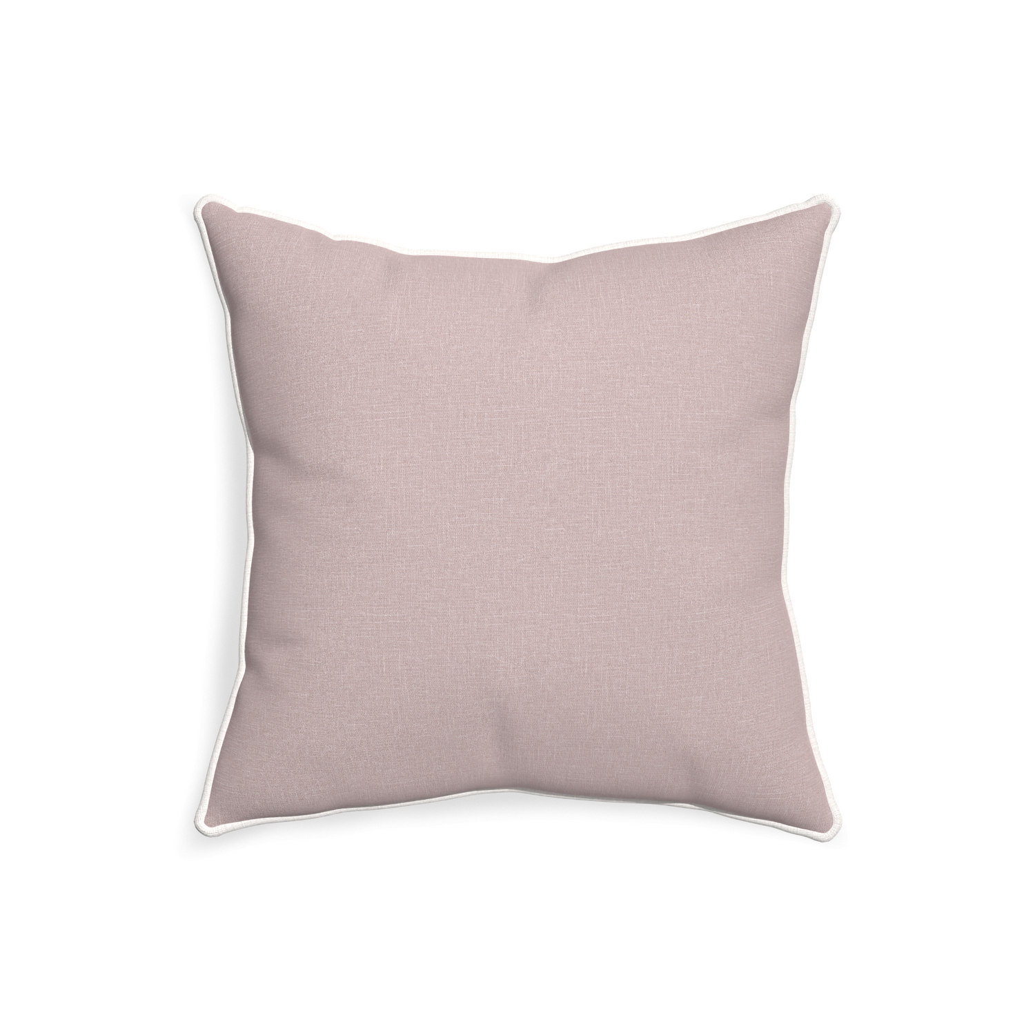 20-square orchid custom mauve pinkpillow with snow piping on white background