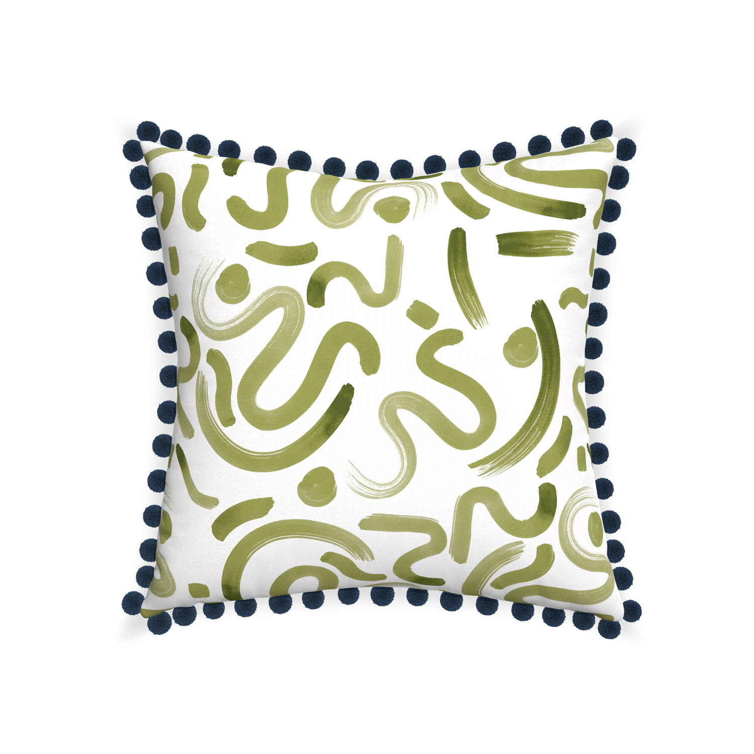 22-square hockney moss custom moss greenpillow with c on white background