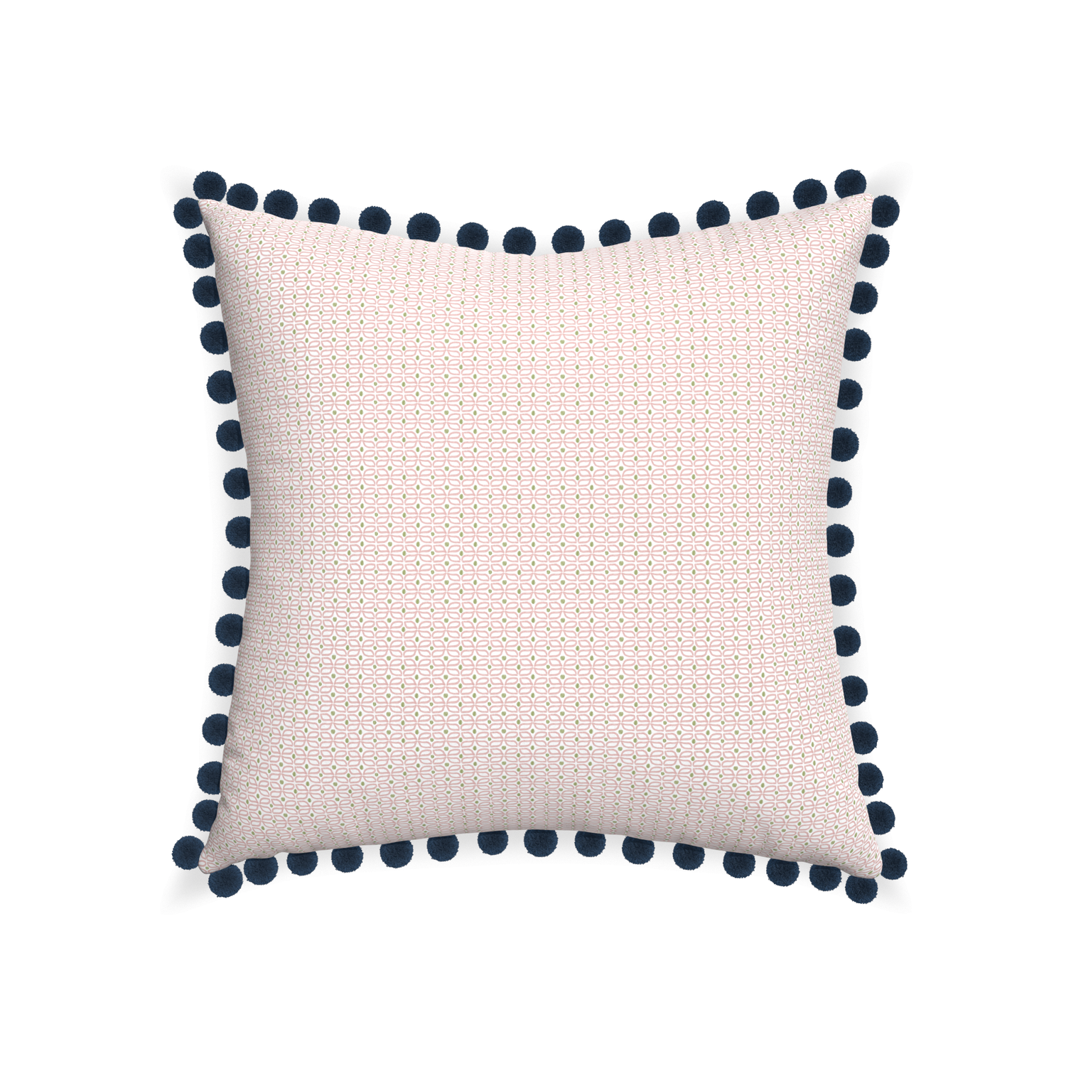 22-square loomi pink custom pink geometricpillow with c on white background