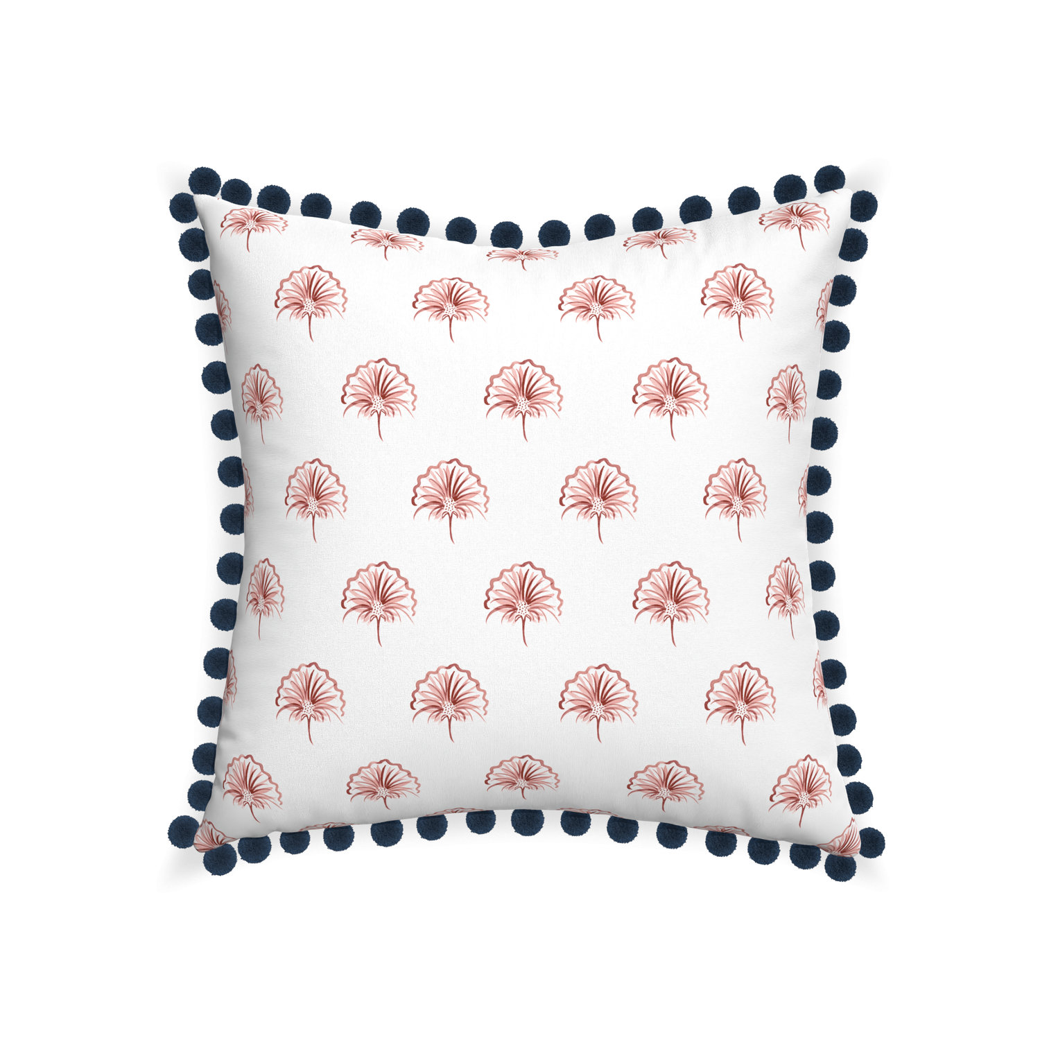 22-square penelope rose custom floral pinkpillow with c on white background