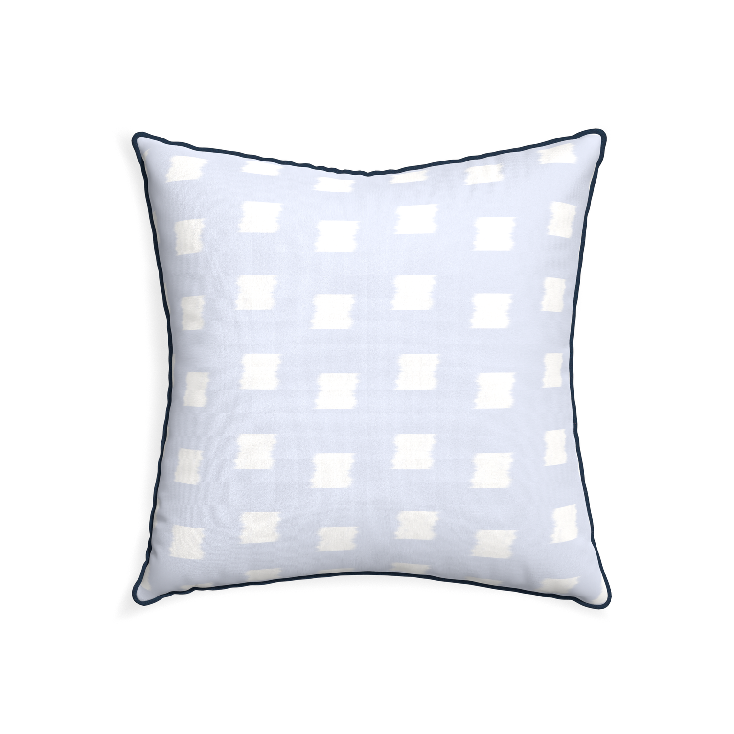 22-square denton custom sky blue patternpillow with c piping on white background