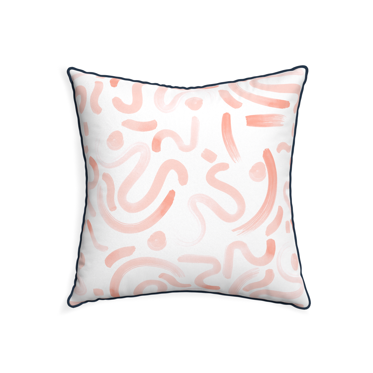 22-square hockney pink custom pink graphicpillow with c piping on white background