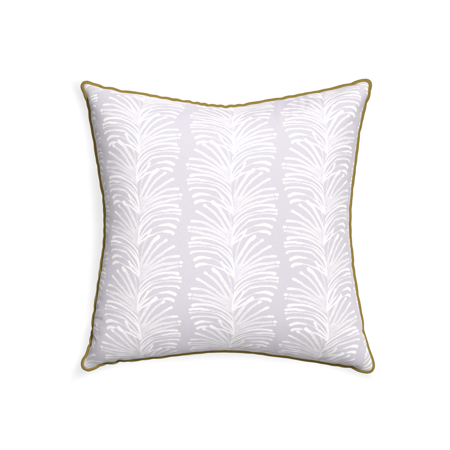 22-square emma lavender custom lavender botanical stripepillow with c piping on white background