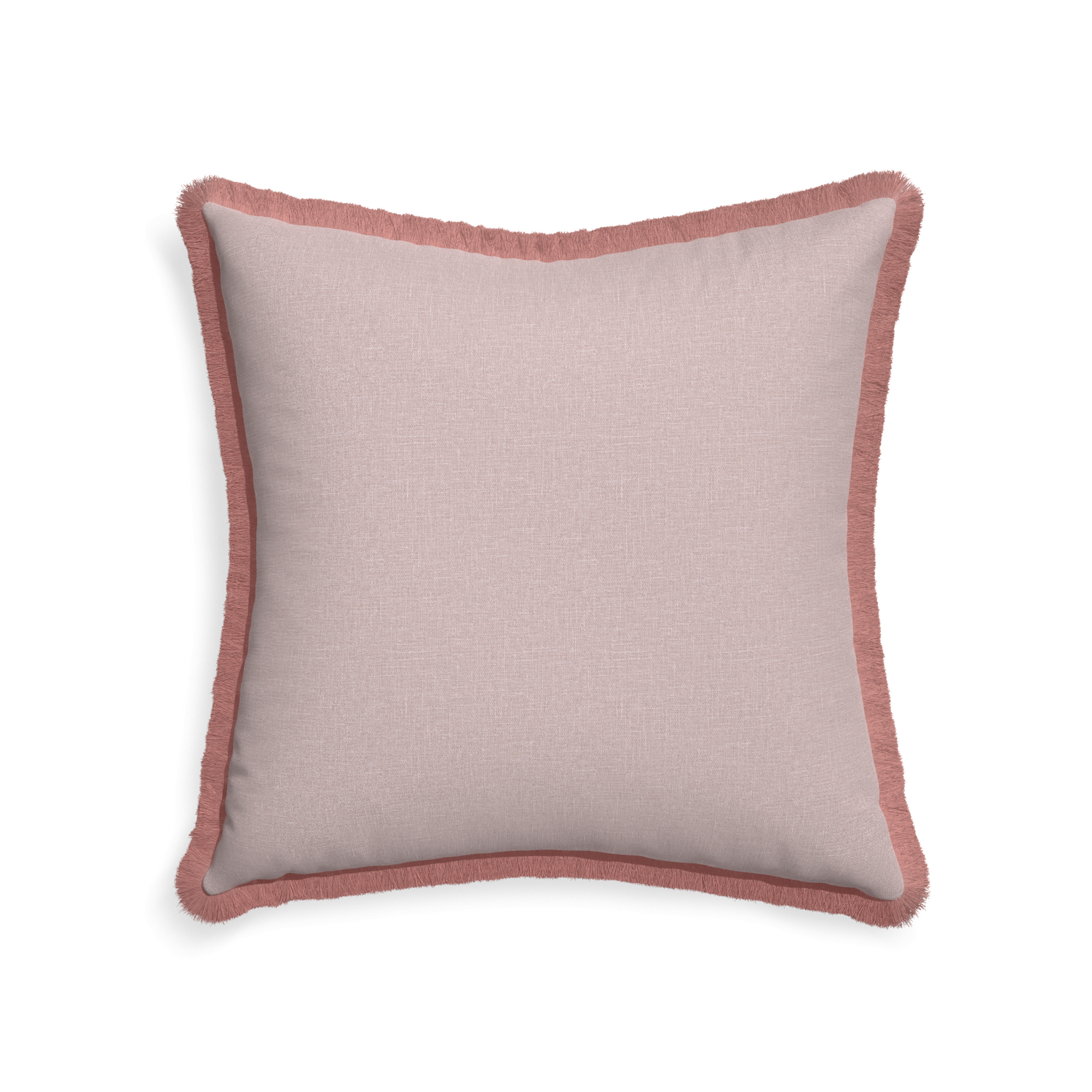 22-square orchid custom mauve pinkpillow with d fringe on white background