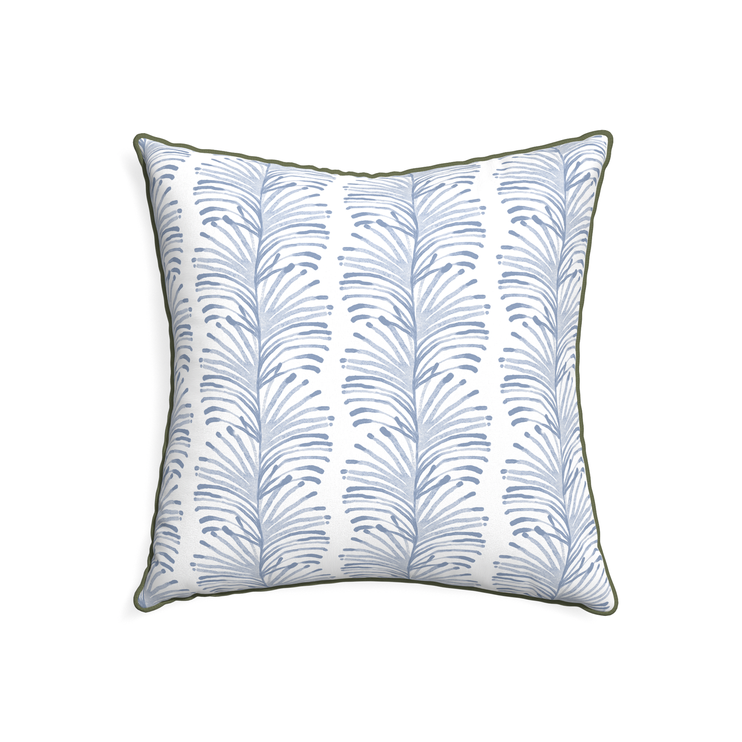 22-square emma sky custom pillow with f piping on white background