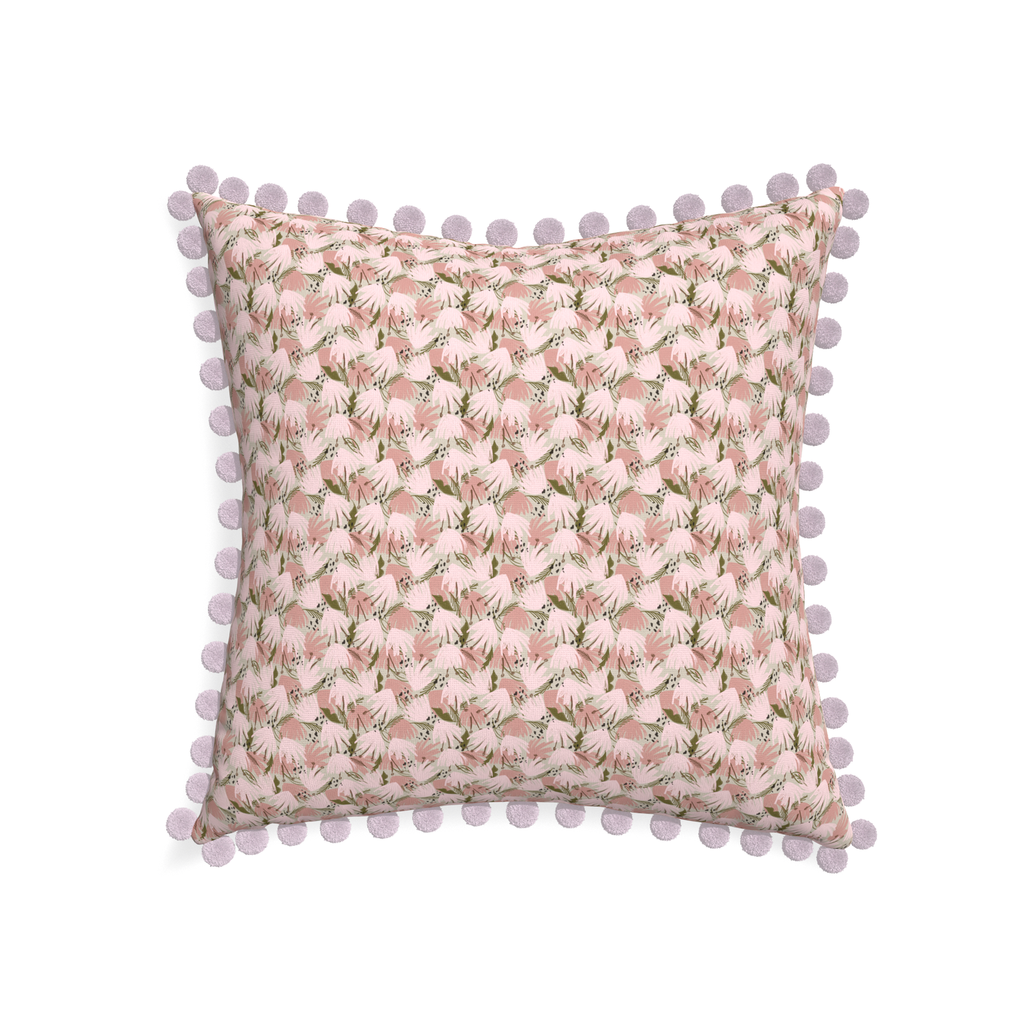 22-square eden pink custom pink floralpillow with l on white background