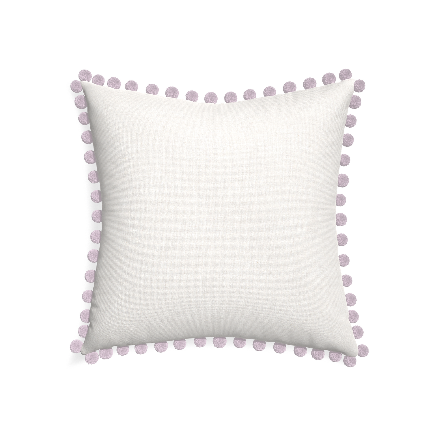 22-square flour custom pillow with l on white background