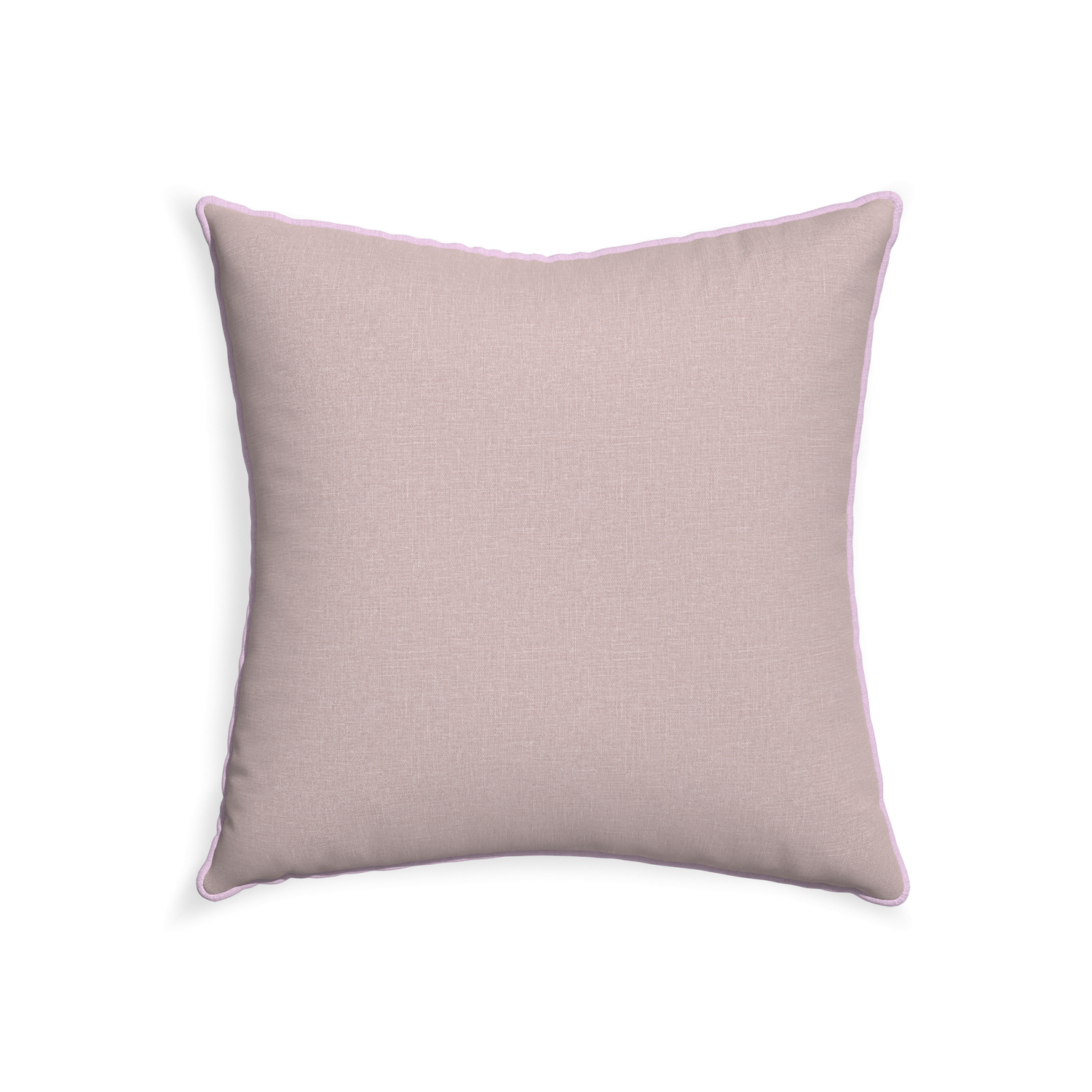 22-square orchid custom mauve pinkpillow with l piping on white background