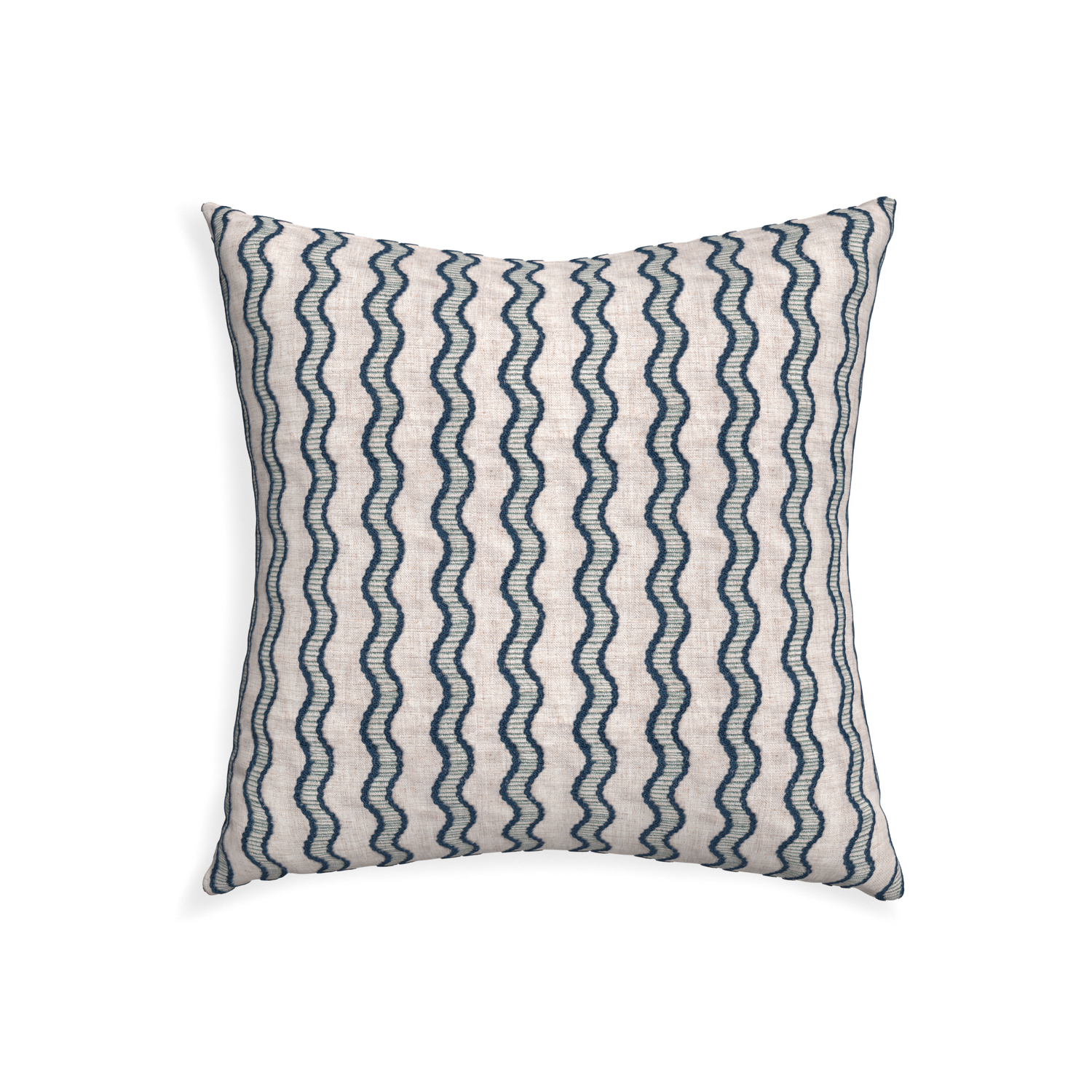 22-square beatrice custom embroidered wavepillow with none on white background