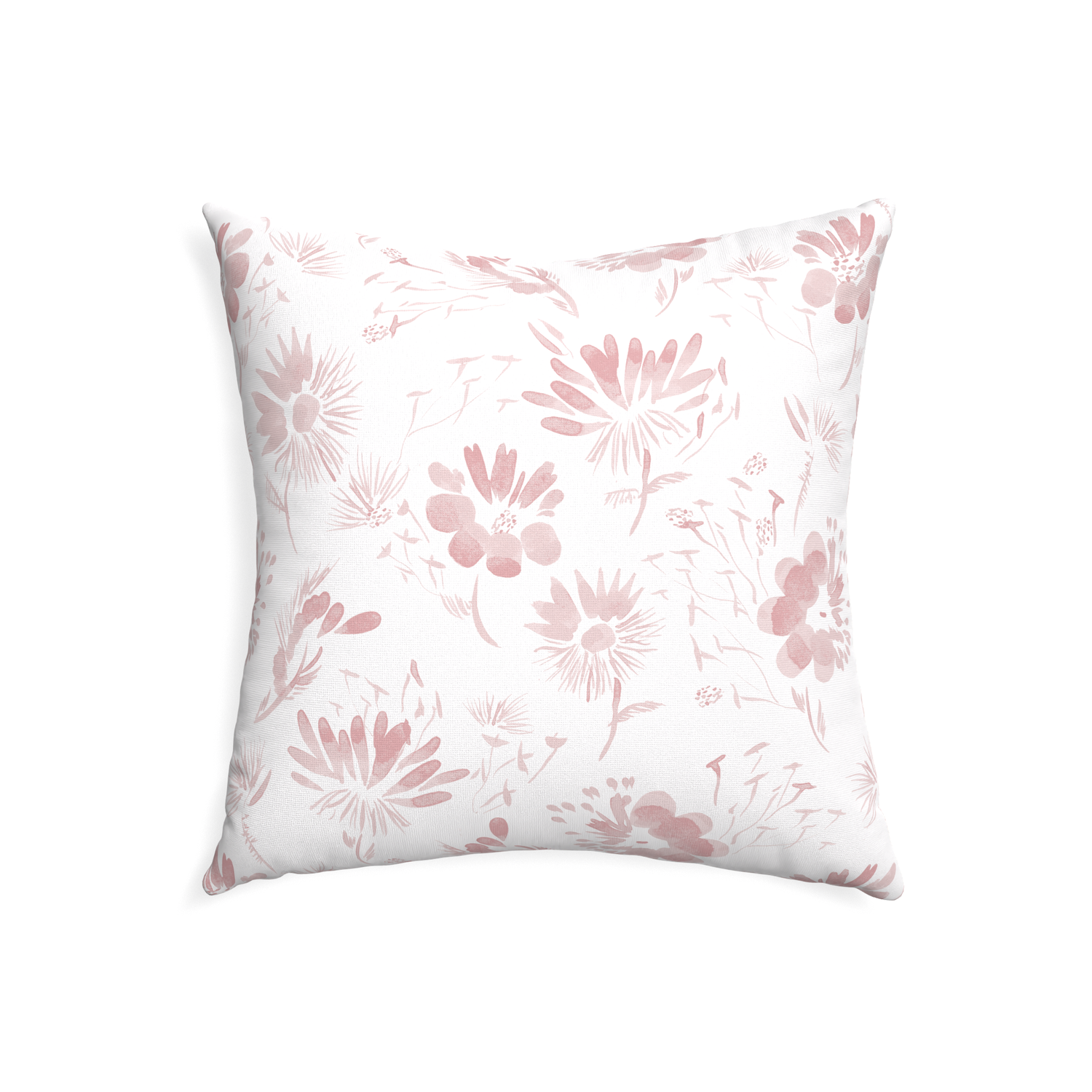 22-square blake custom pink floralpillow with none on white background