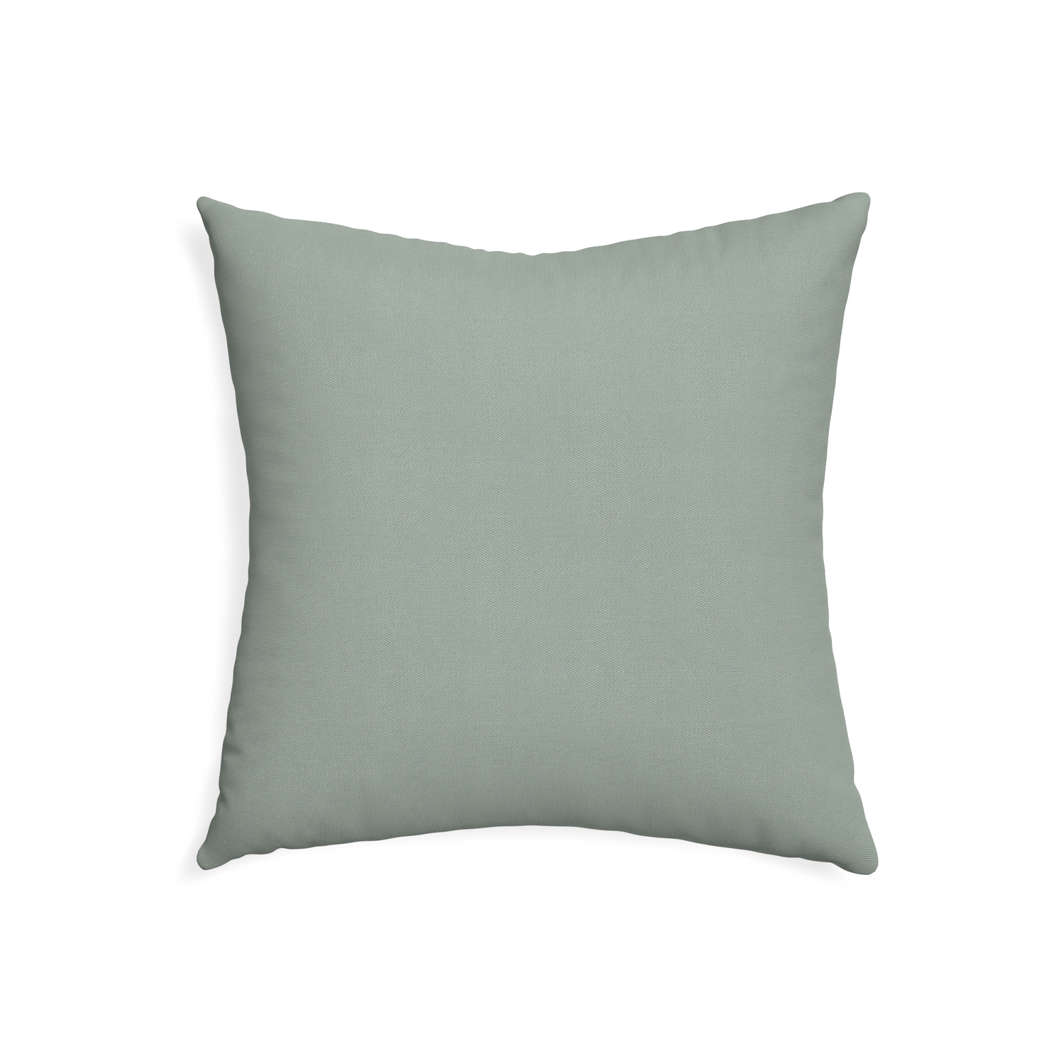 22-square sage custom sage green cottonpillow with none on white background