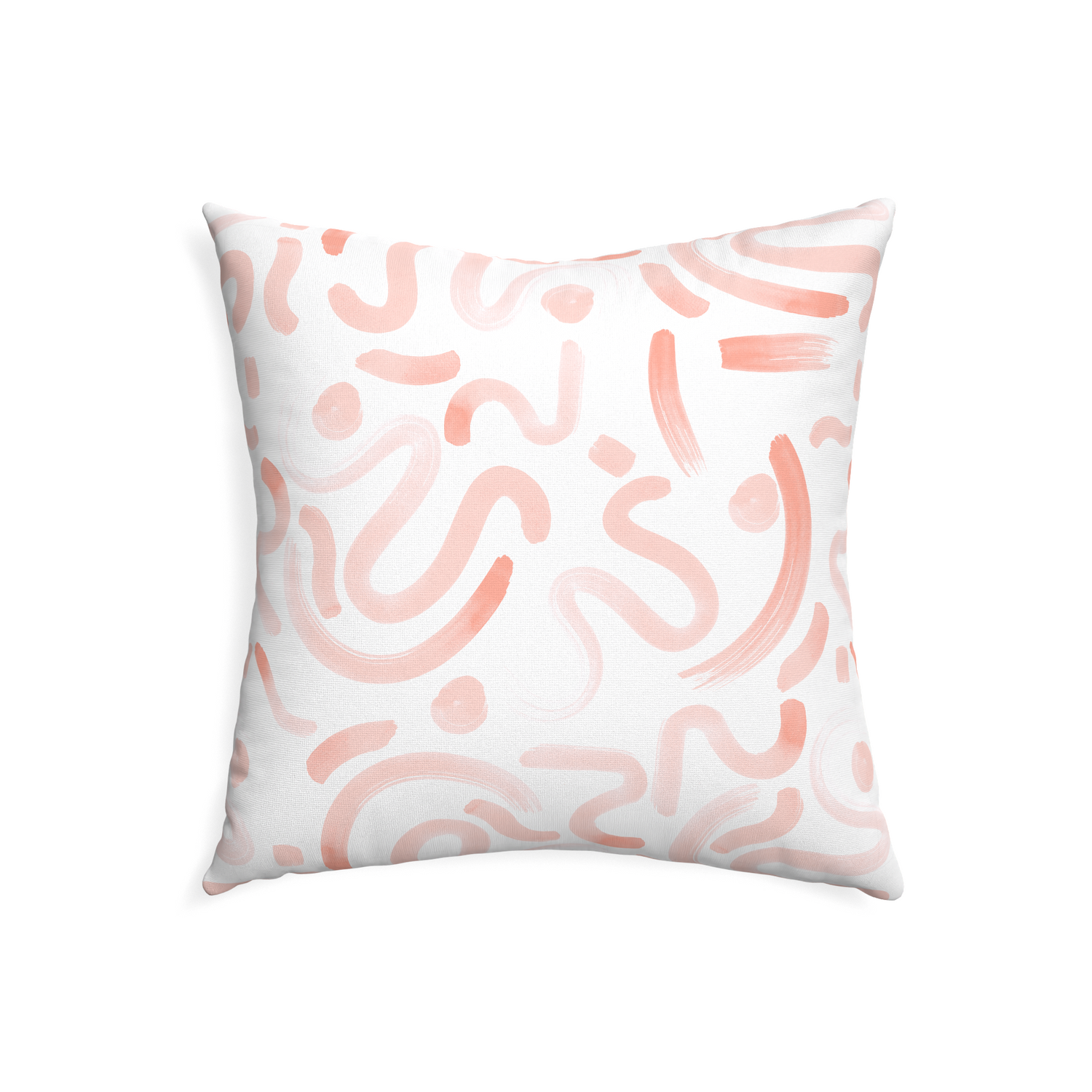 22-square hockney pink custom pink graphicpillow with none on white background