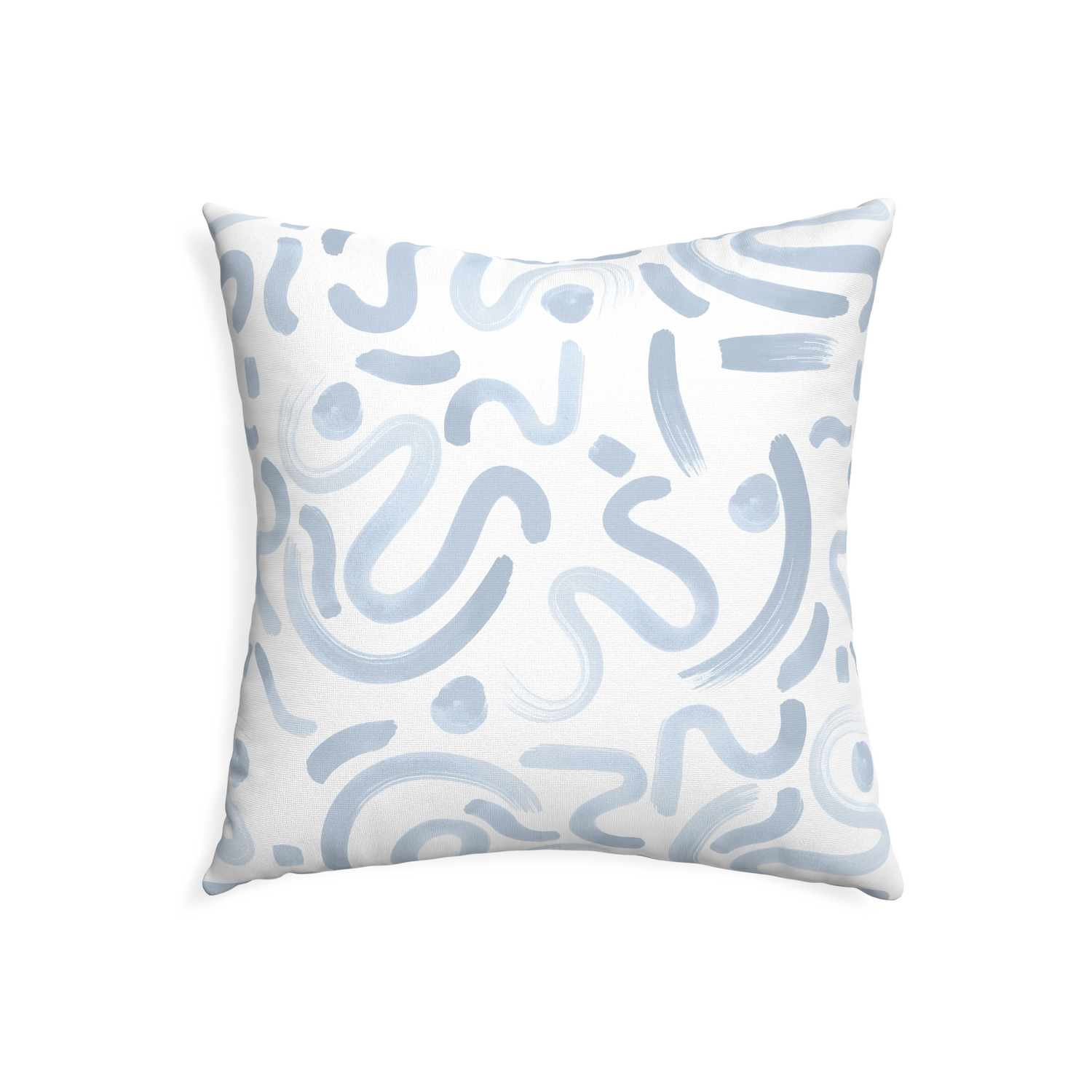 22-square hockney sky custom pillow with none on white background