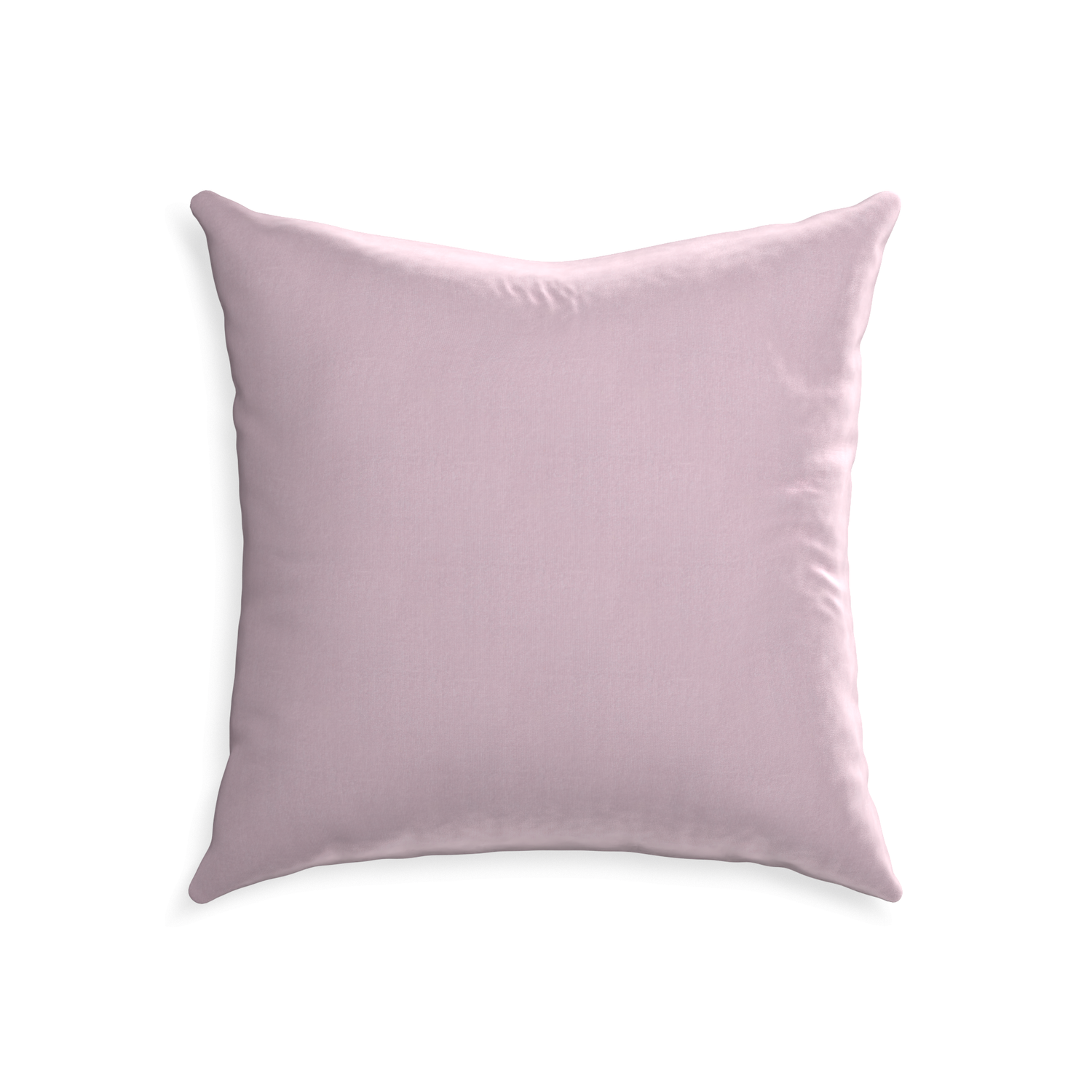 square lilac velvet pillow