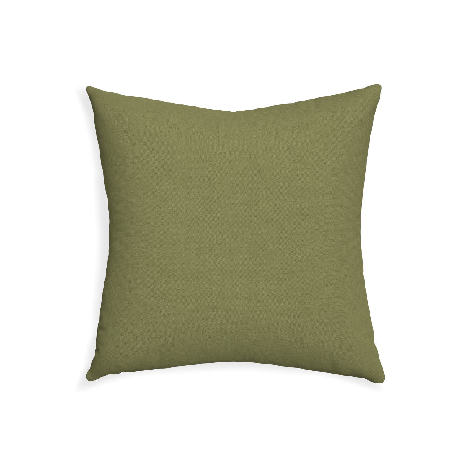 22-square moss custom moss greenpillow with none on white background