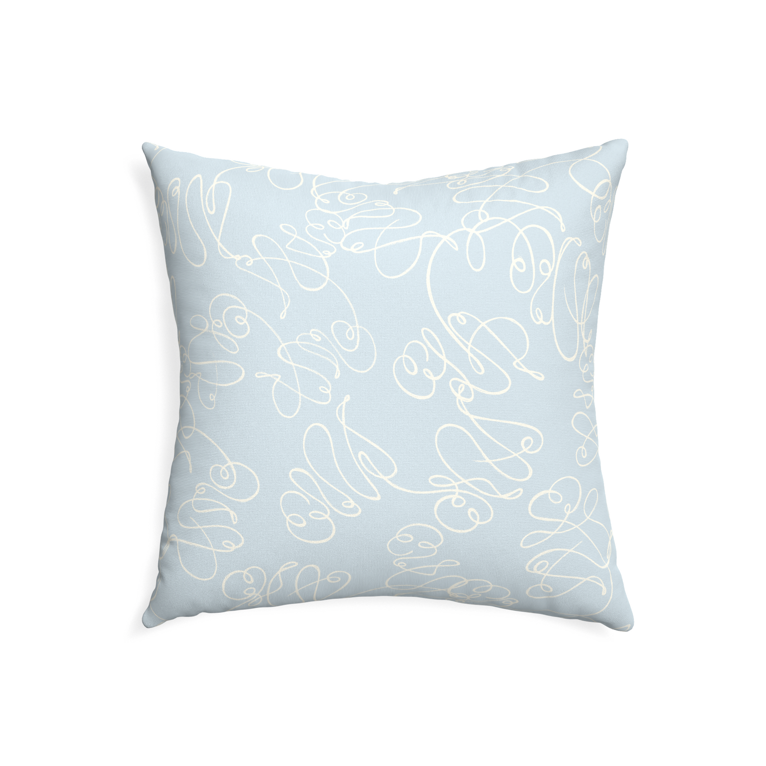 22-square mirabella custom pillow with none on white background