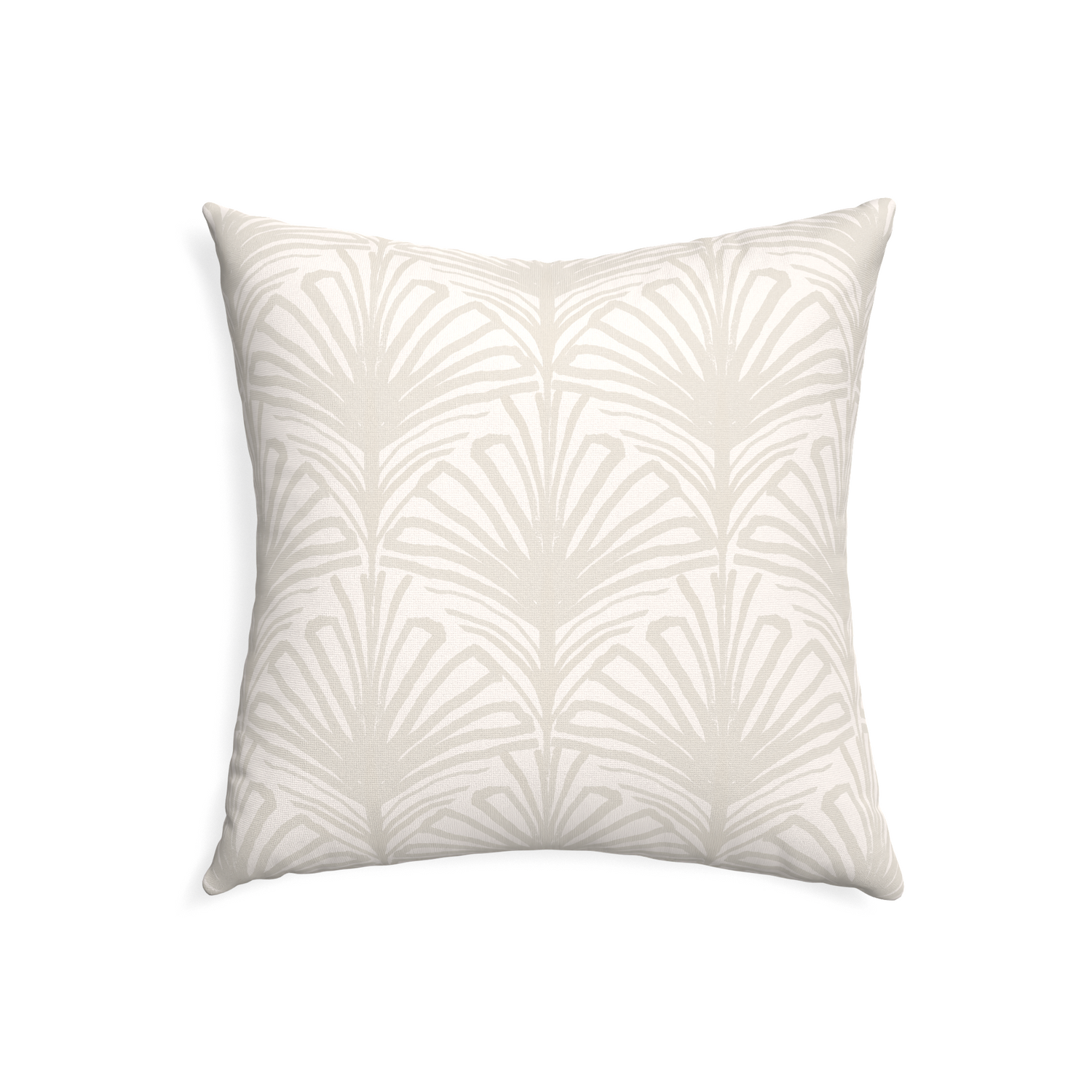 22-square suzy sand custom pillow with none on white background