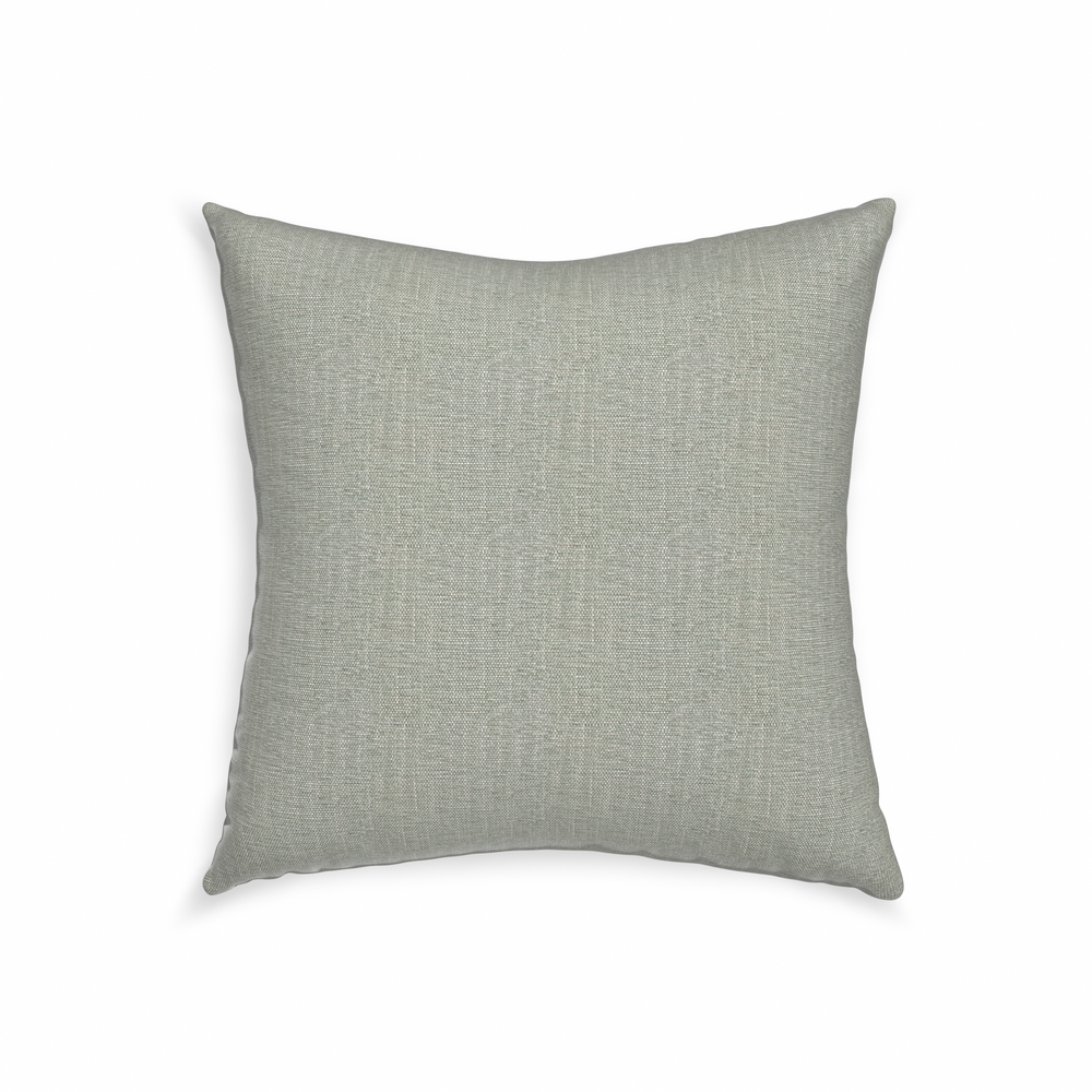22-square sea salt custom pillow with n on white background