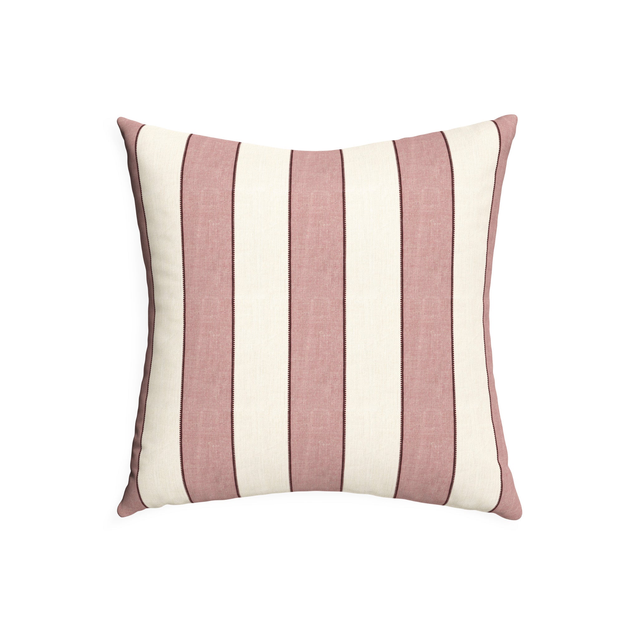PINK HOUSE 50周年ショッパー＆ピンク&ホワイトドットクッションカバー Pink Striped Throw Pillow: Florence Rosewood | Pepper Home