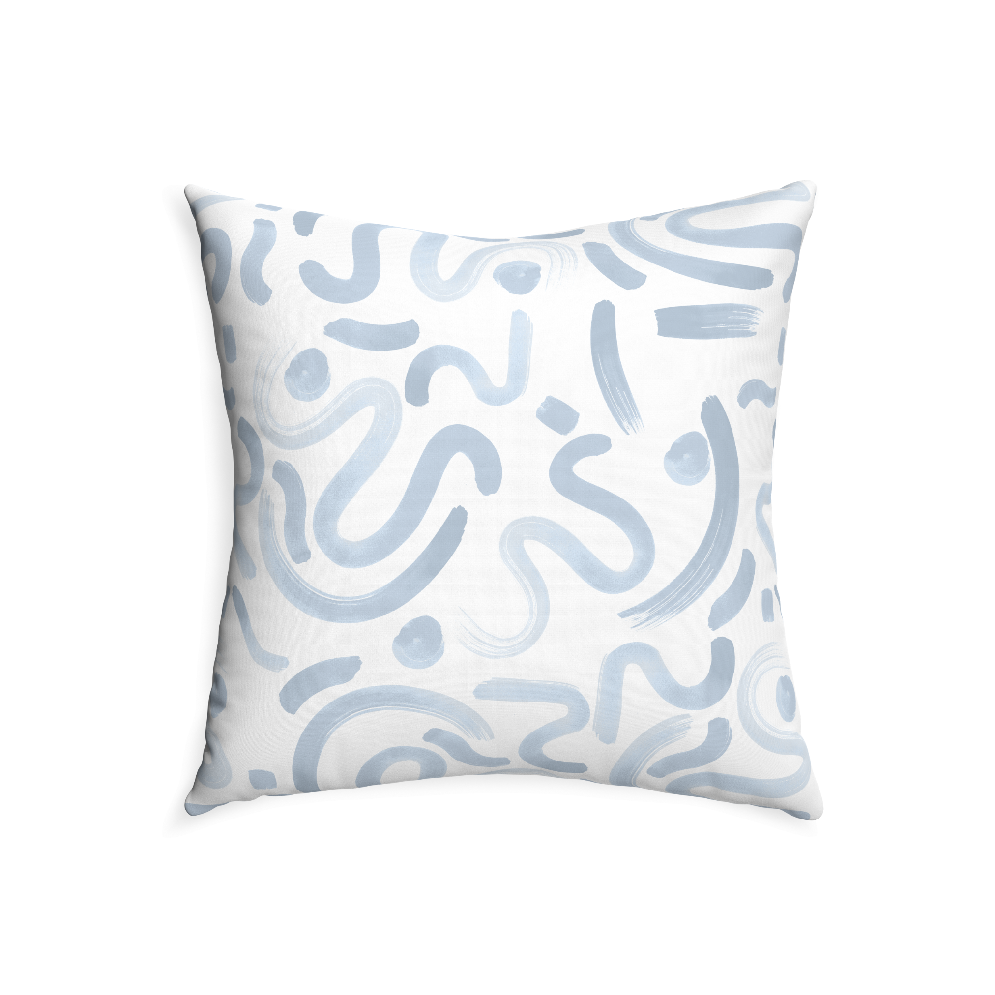 Hockney Sky Printed Cotton Pillow - Thumbnail 2