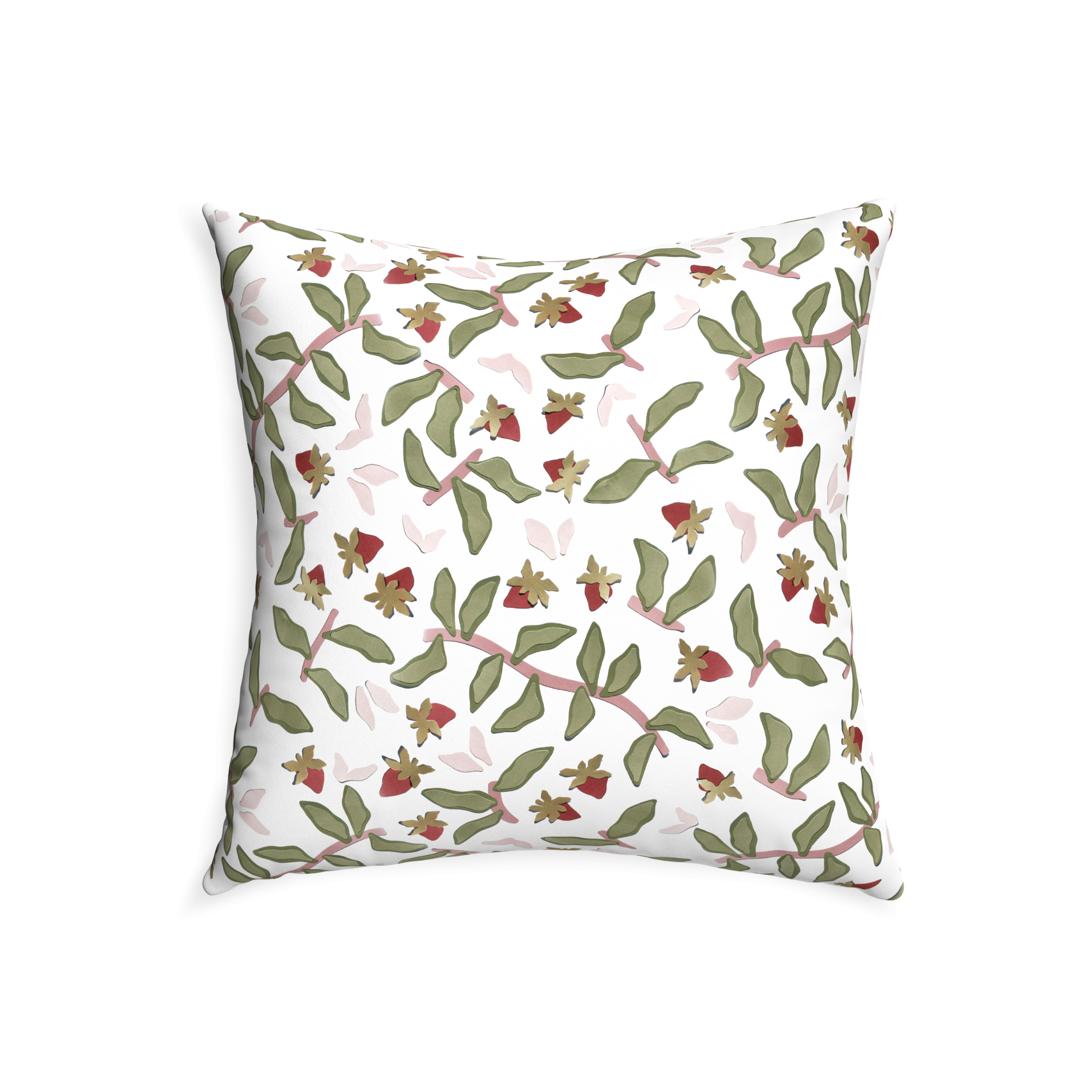 Nellie Printed Cotton Pillow - Thumbnail 3