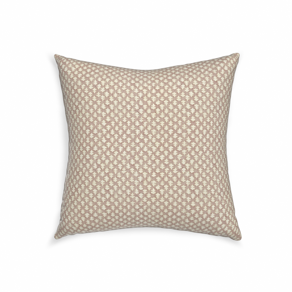 22-square quinn mushroom custom pillow with n on white background