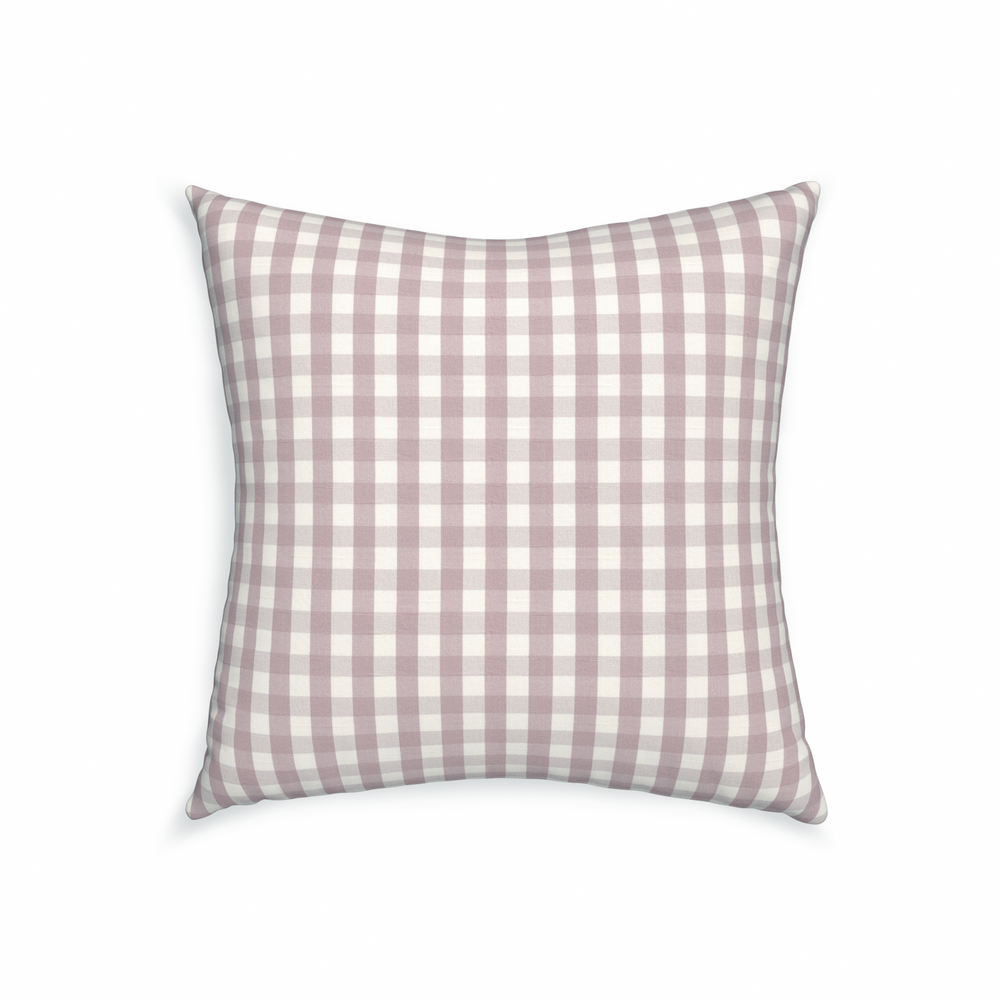 22-square millie orchid custom pillow with n on white background