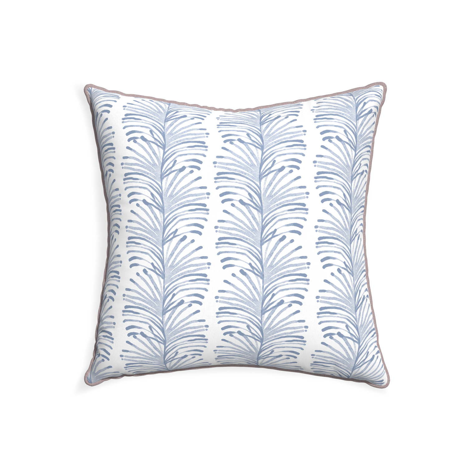 22-square emma sky custom sky blue botanical stripepillow with orchid piping on white background