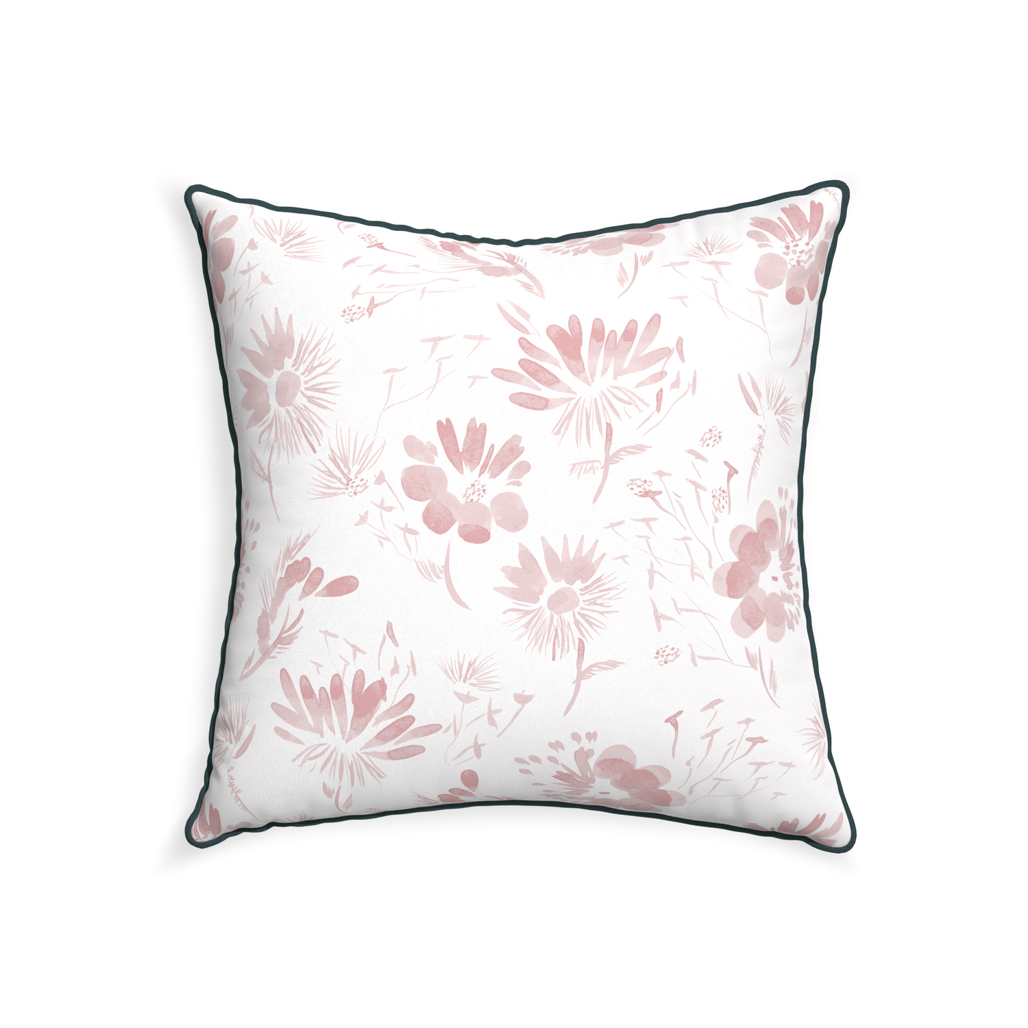 22-square blake custom pink floralpillow with p piping on white background