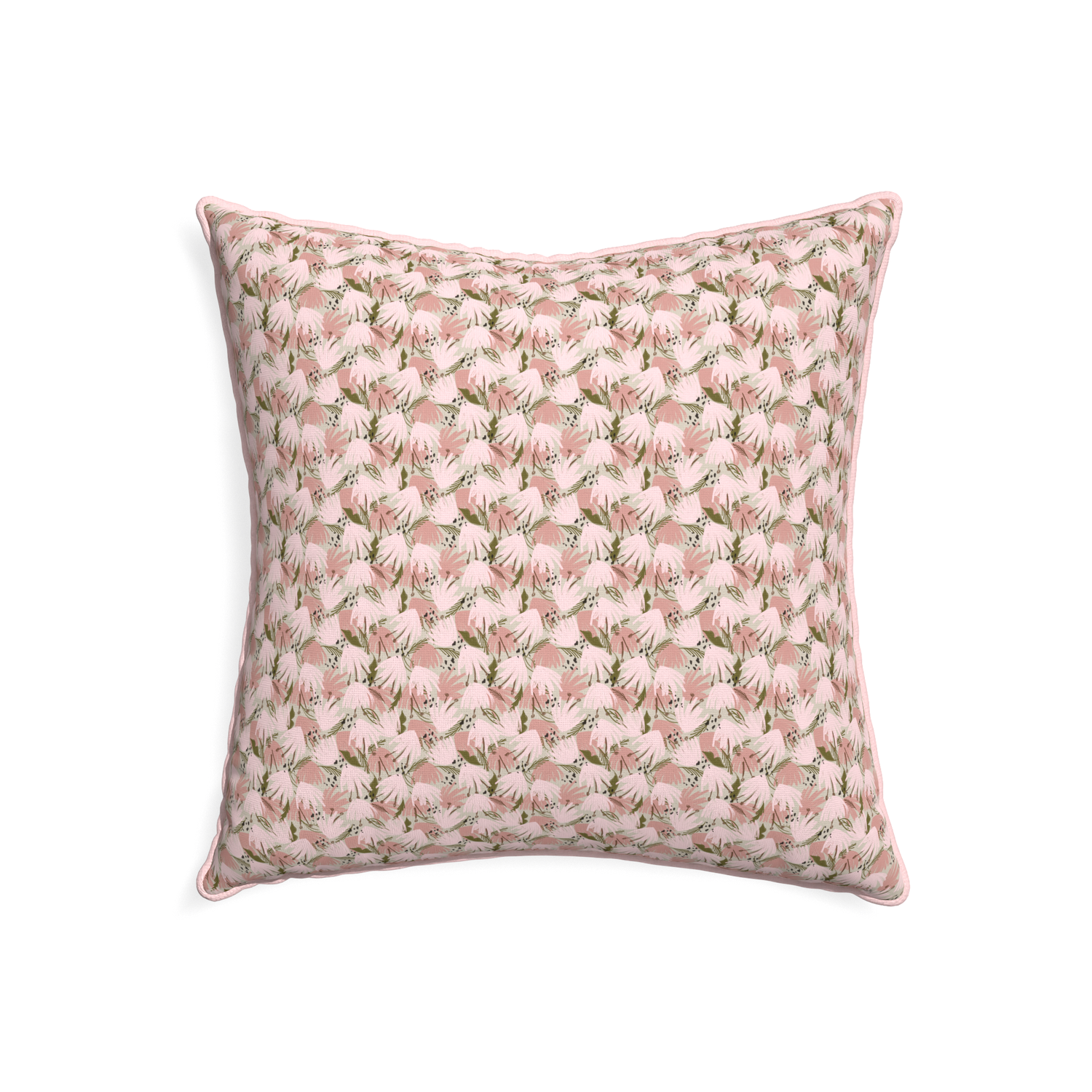 22-square eden pink custom pink floralpillow with petal piping on white background