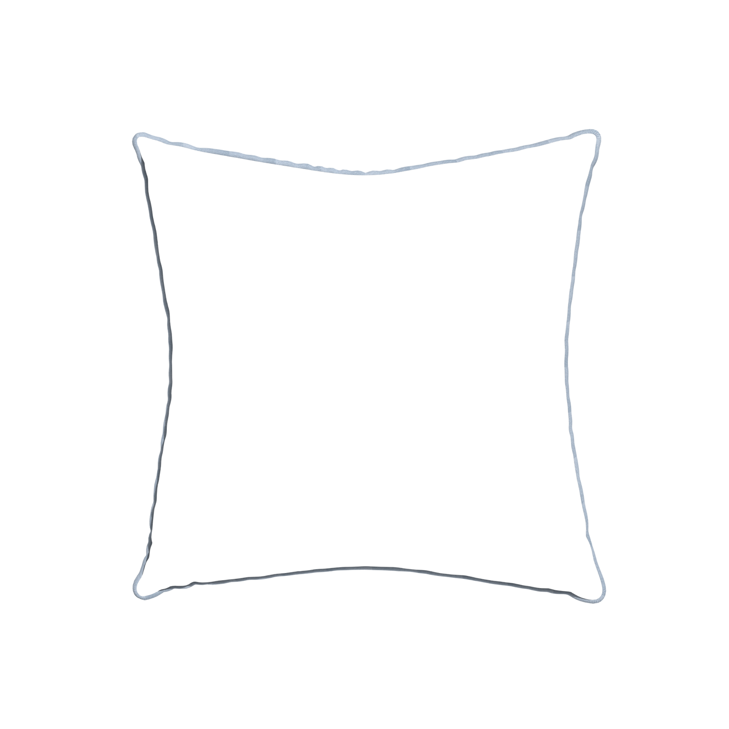 22-square hayes sea salt custom blue geometric pillow with sky piping on white background