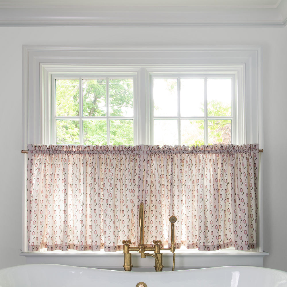 Custom Sage Green Shower Curtain with Trim Options | Pepper Home