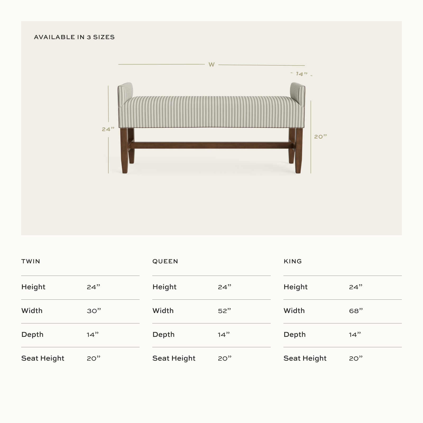 Pepper Home Celeste Bench - Thumbnail 3