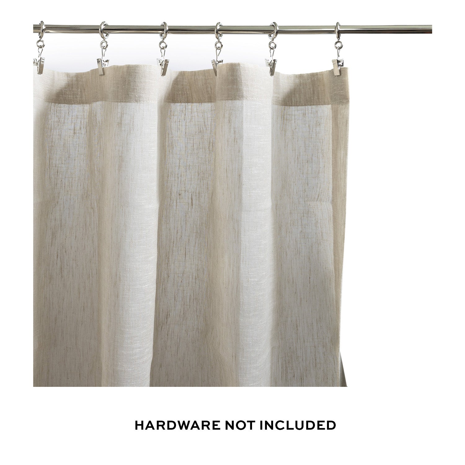Shop Sheer Ivory White Fabric Swatch - Pepper Home