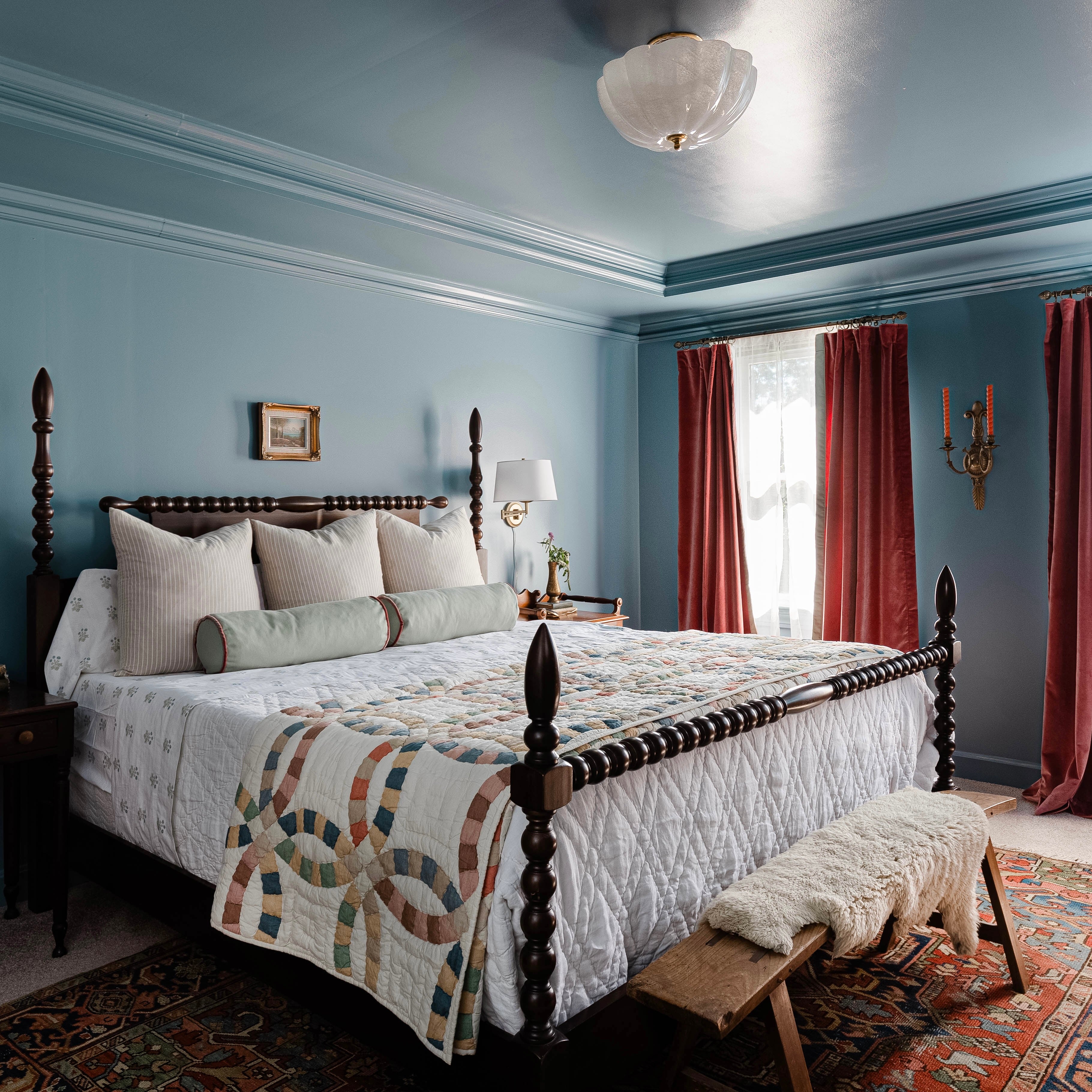 Cosmo Velvet Rod Pocket Custom Curtain - Thumbnail 3