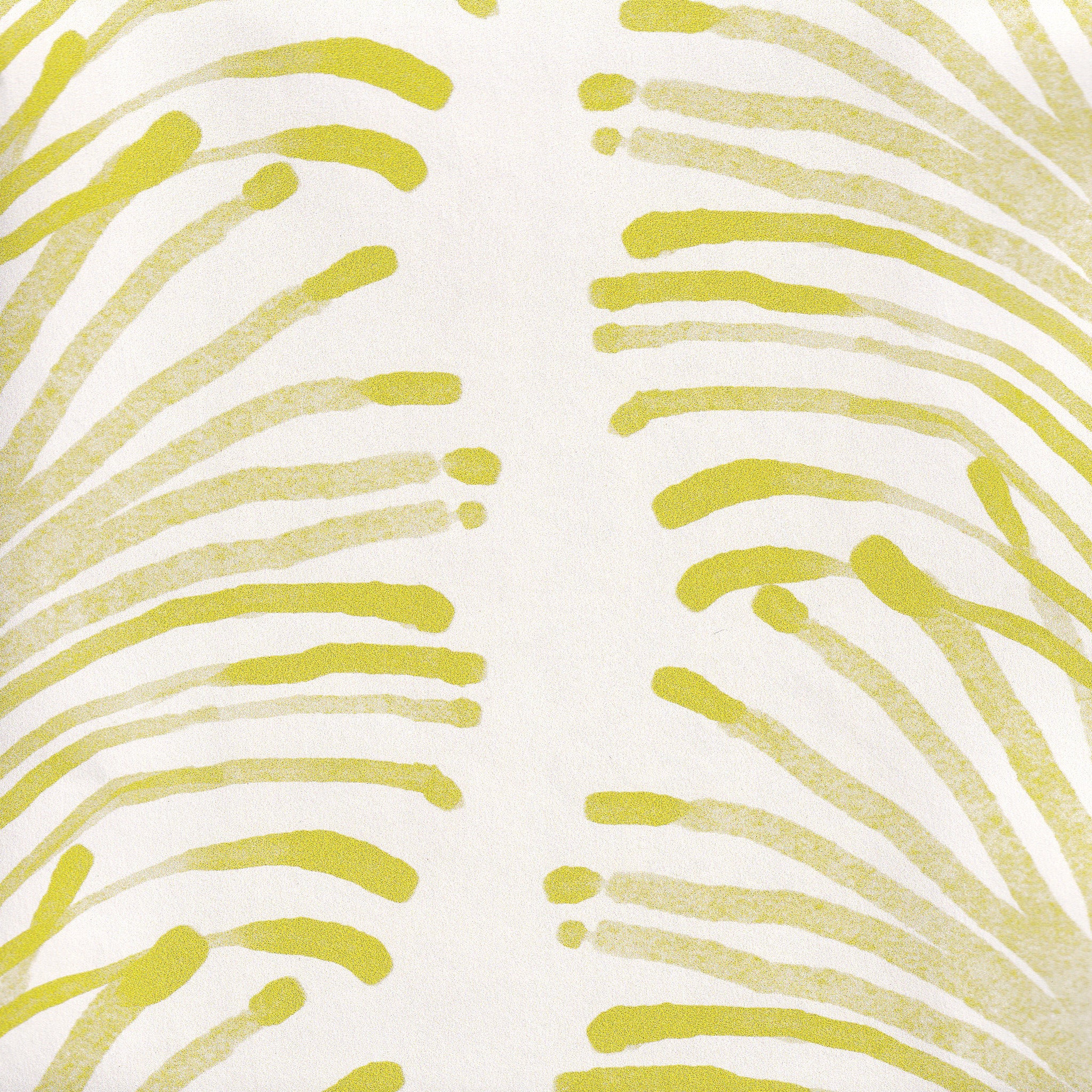 Yellow Stripe Chartreuse Print Close-Up