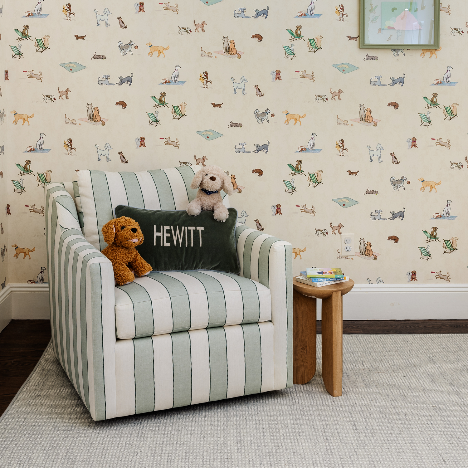 FEATURED: Shown in Florence Eucalyptus / Upholstered Base / Self Welt