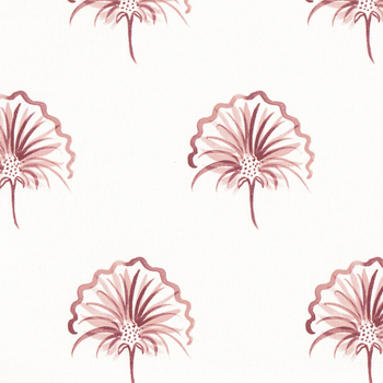 Rose Floral Printed Wallpaper Swatch