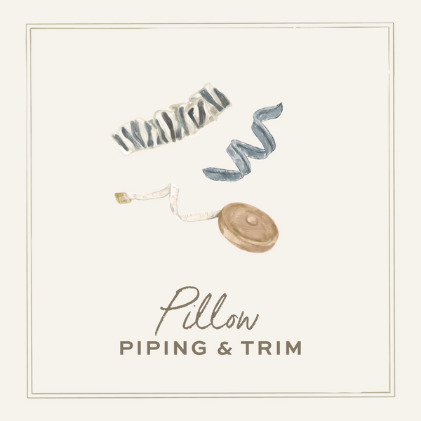 Pillow Piping and Trim Guide
