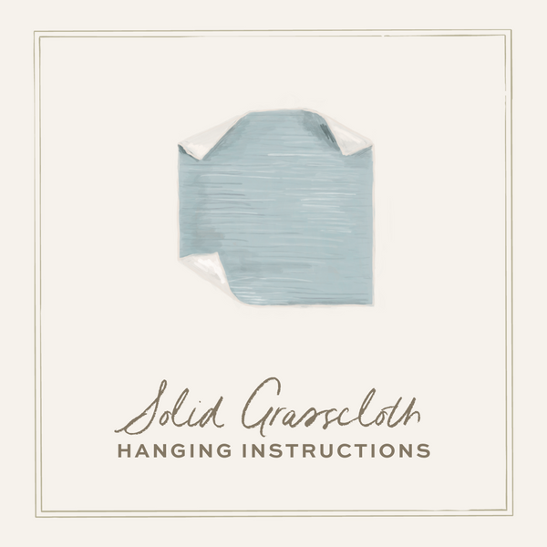 Perfect Pairs: Solid Grasscloth